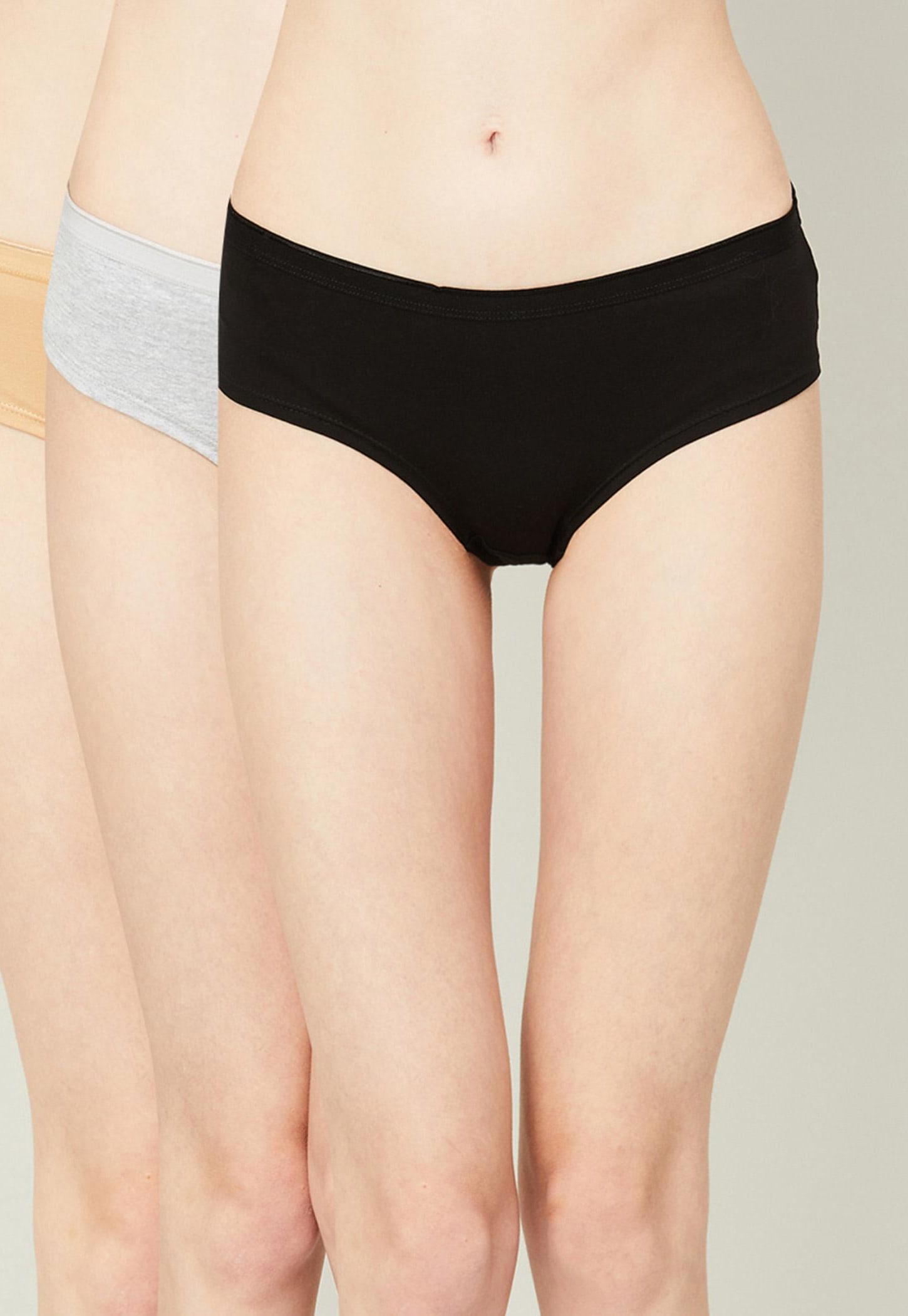 GINGER Solid Hipster Panties - Pack of 3-picture-53