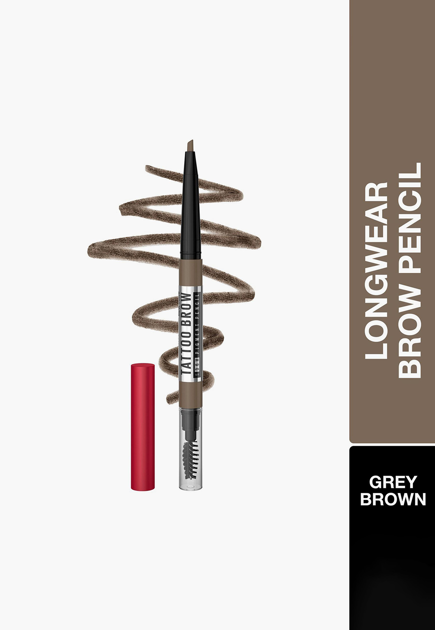 MAYBELLINE NEW YORK Tattoo Brow Pencil - Grey Brown - 0.25g-image-16