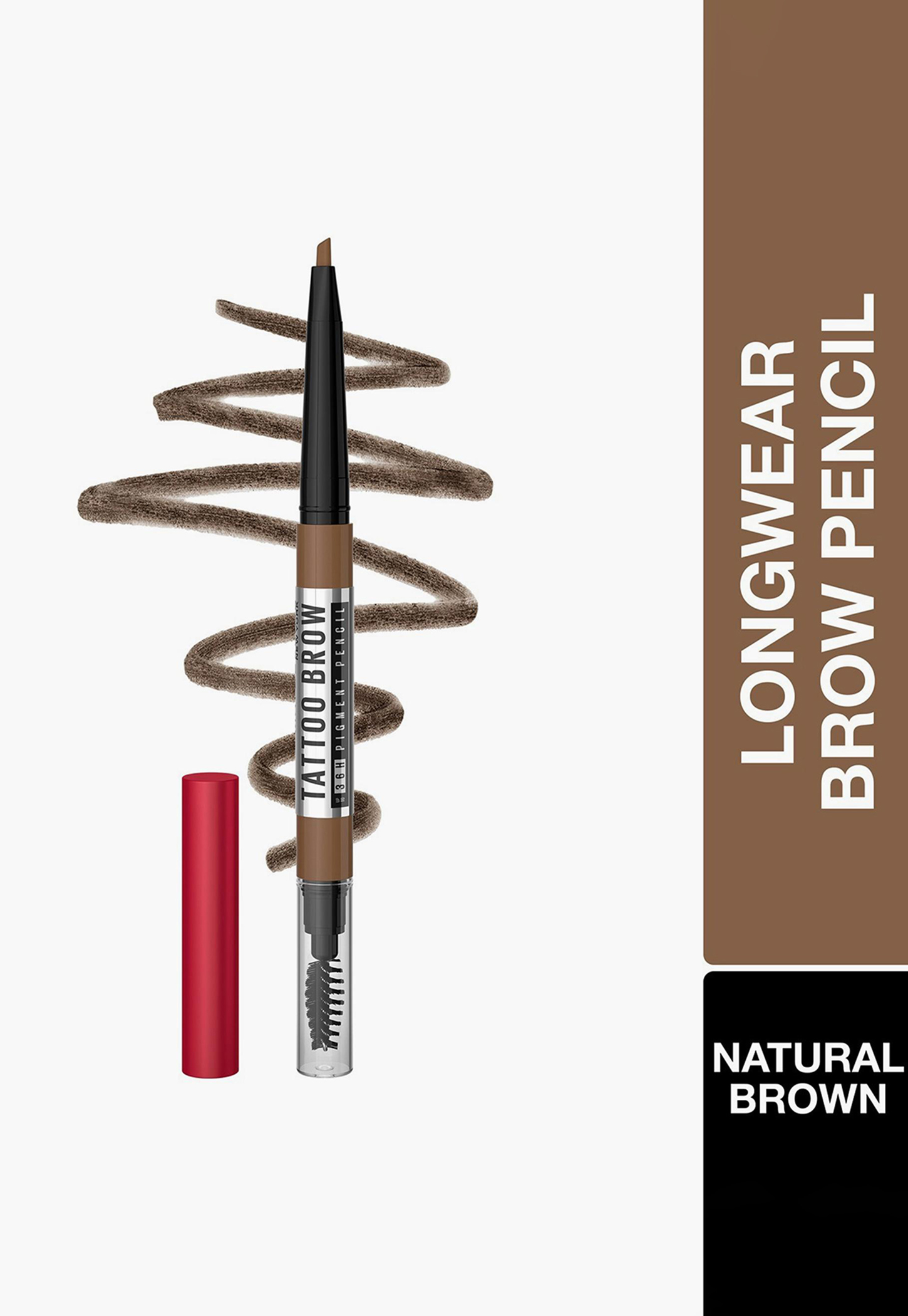 MAYBELLINE NEW YORK Tattoo Brow Pencil - Natural Brown - 0.25g-picture-31