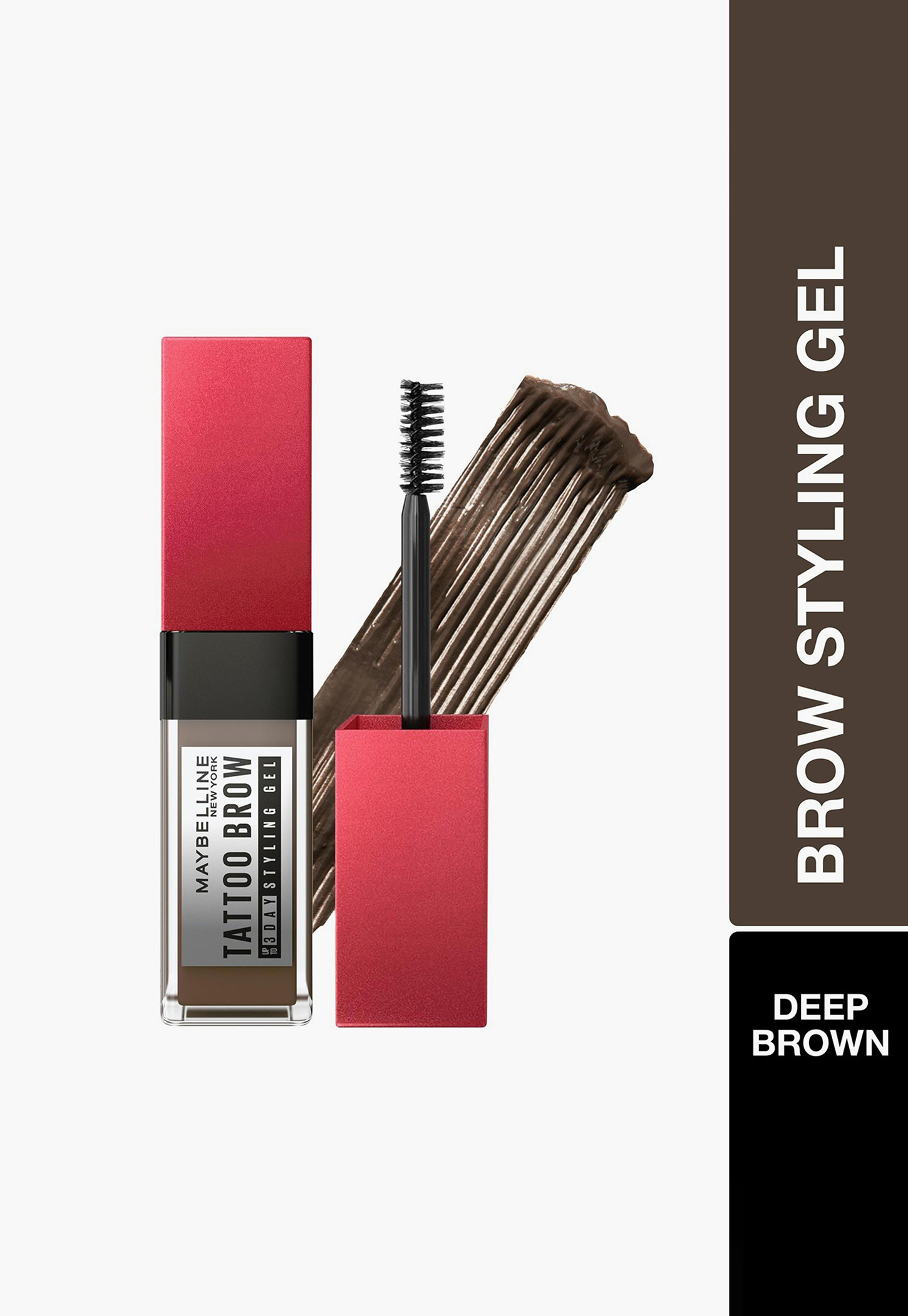 MAYBELLINE NEW YORK Tattoo Brow 3 Day Styling Brow Gel - Deep Brown - 6ml-image-34