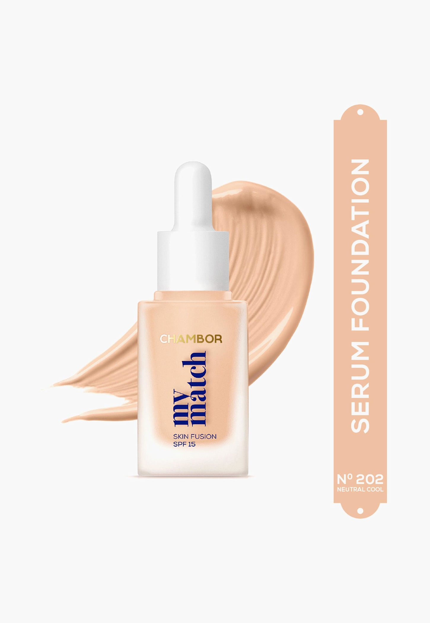 CHAMBOR My Match Skin Fusion SPF 15 Liquid Foundation - 202 Neutral Cool - 20ml-picture-12