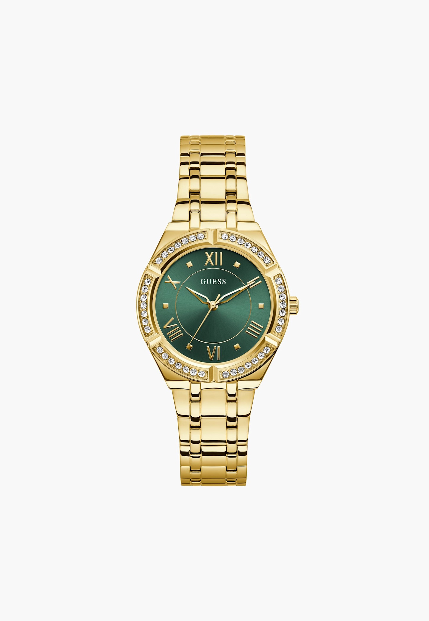 GUESS Cosmo Women Embellished Analog Watch with Metal Strap - GW0033L8-image-10