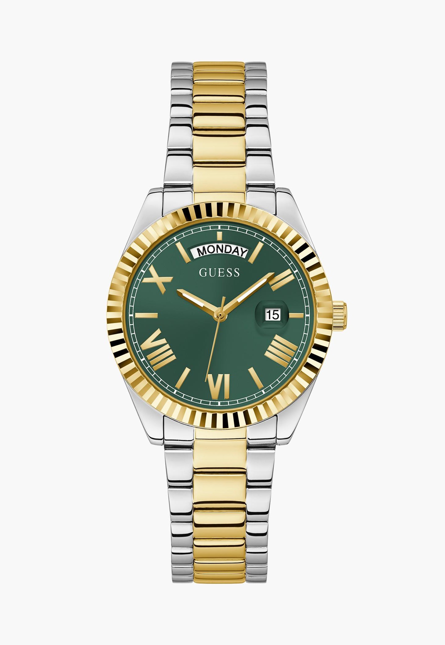 GUESS Women Contrast Dial 2-Tone Analog Watch - GW0308L5-image-21