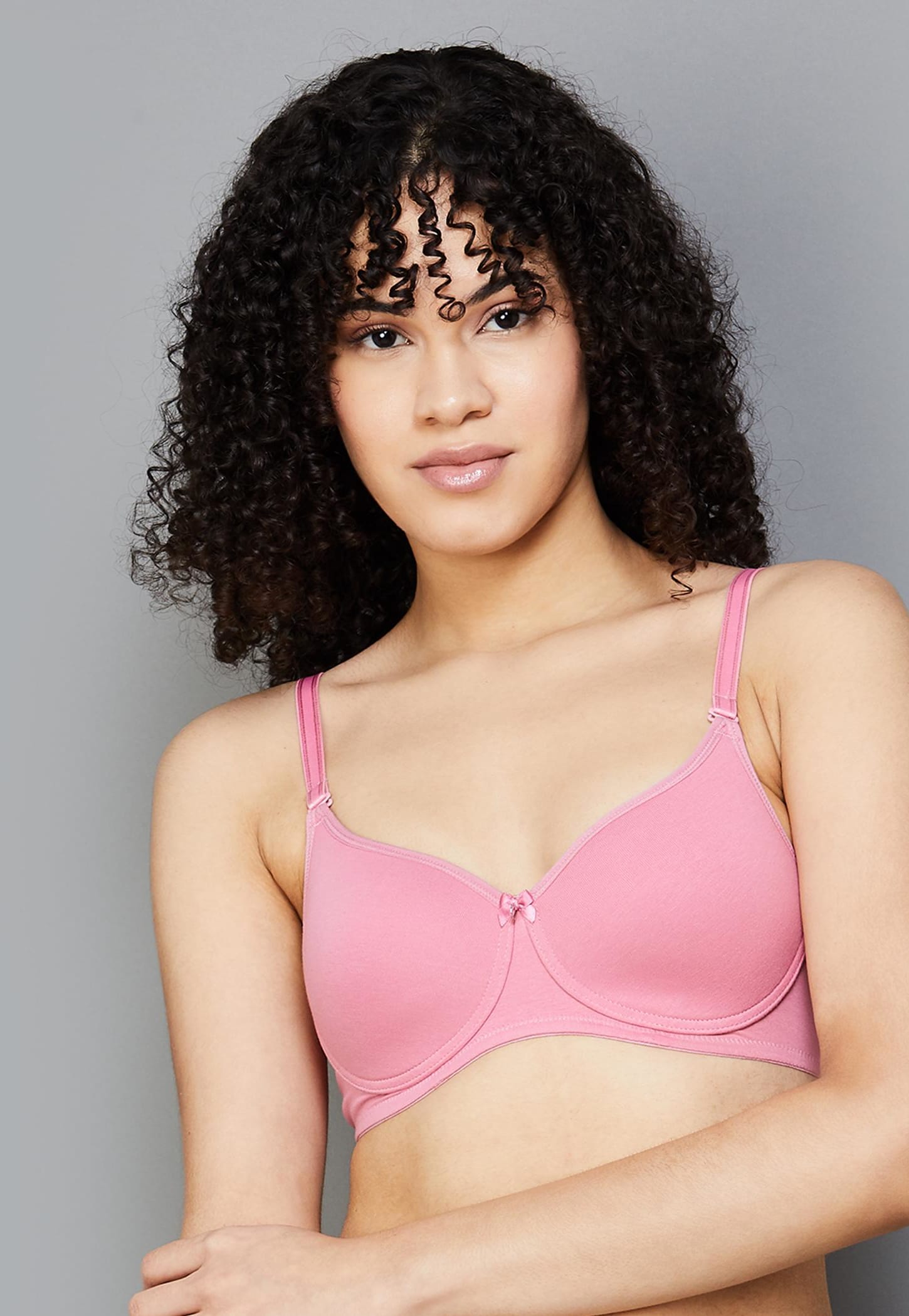 AMANTE Solid Padded Non-Wired T-shirt Bra-picture-43