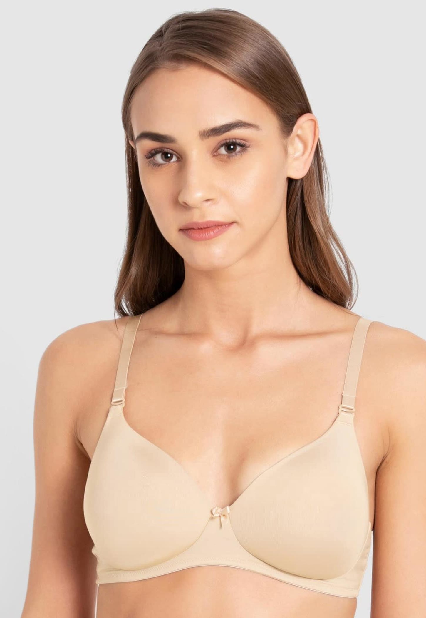JOCKEY Solid Padded Non-Wireed Balconette Bra-picture-22