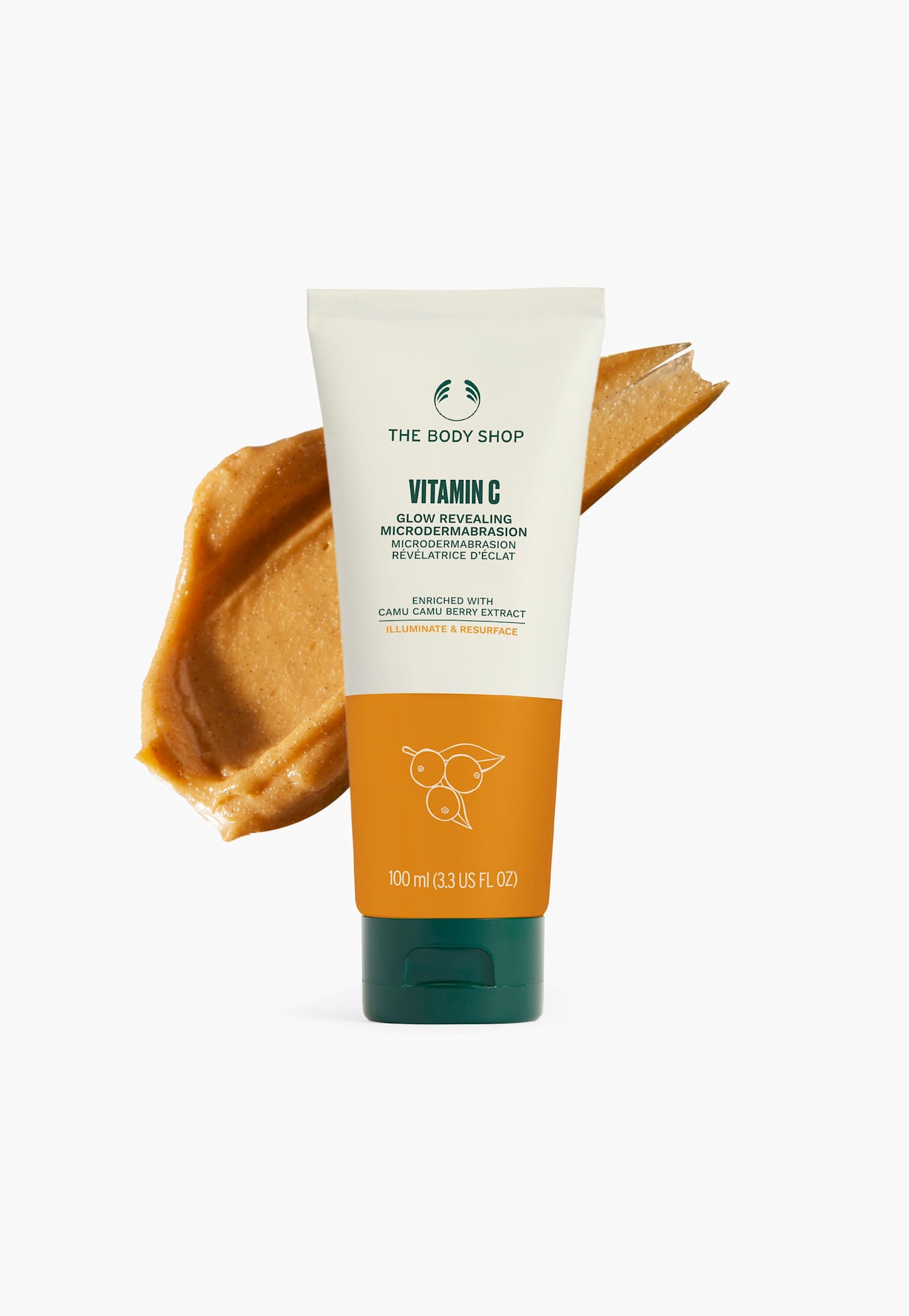 THE BODY SHOP Vitamin C Glow Revealing Microdermabrasion Scrub - 100ml-image-30