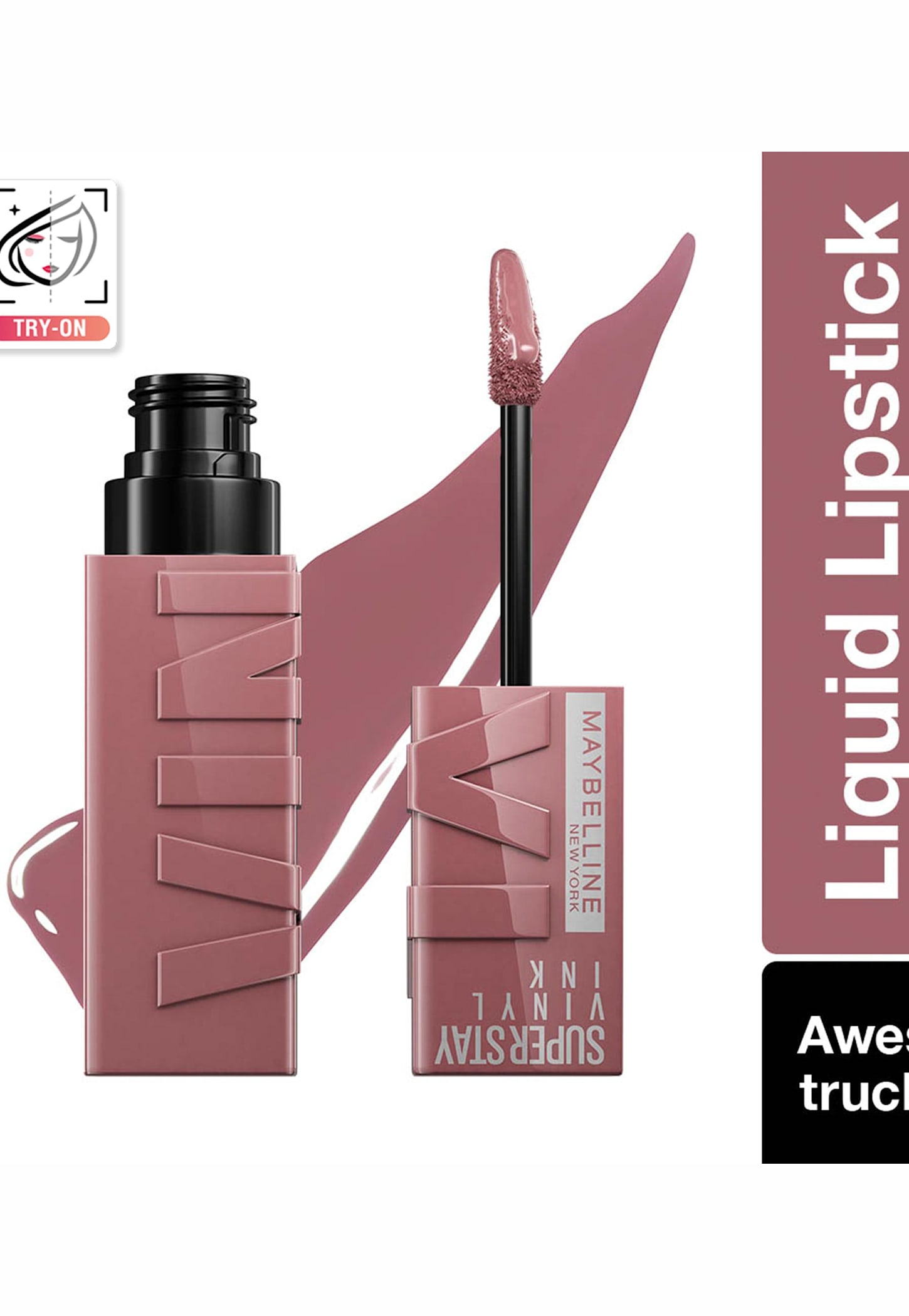 MAYBELLINE NEW YORK Superstay Vinyl Ink Liquid Lipstick - Awestruck - 4.2ml-picture-20