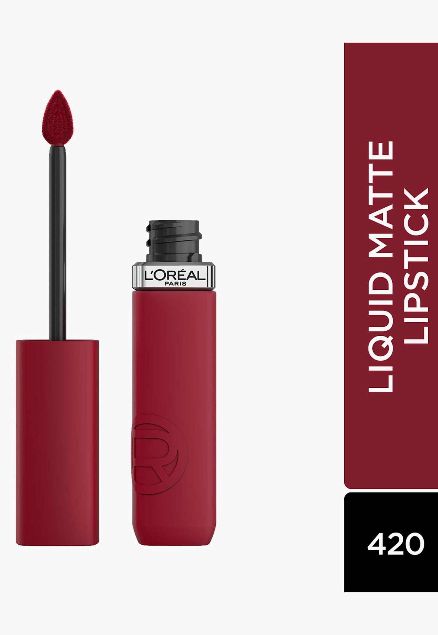 L'OREAL PARIS Infallible Matte Resistance Liquid Lipstick - Le Rouge Paris 420 - 5ml-picture-17