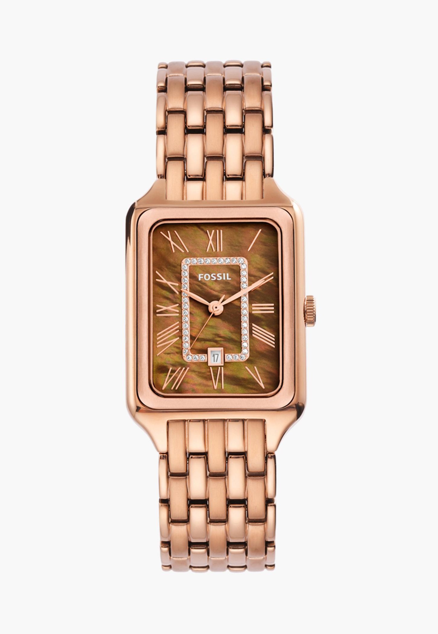 FOSSIL Raquel Women Rectangular Analog Watch with Metal Strap - ES5323-image-30