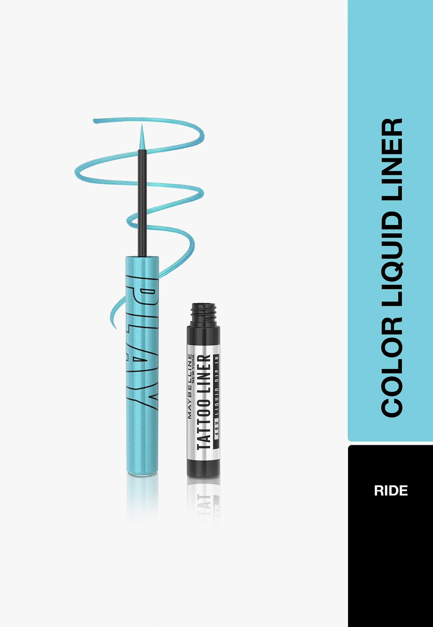MAYBELLINE NEW YORK Tattoo Play Liquid Eyeliner - Ride Light Blue - 2.1ml-picture-17