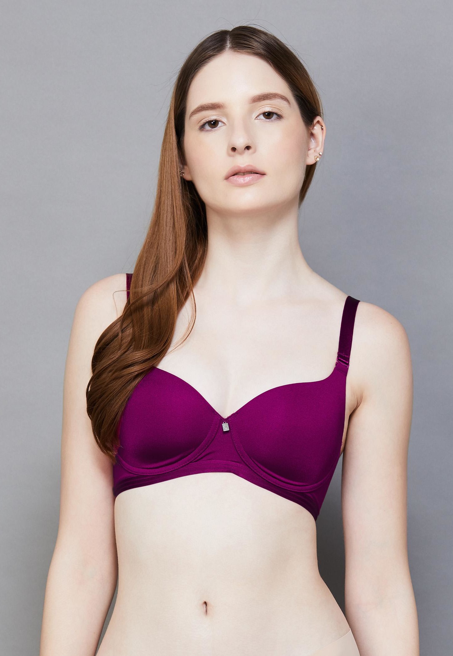 TRIUMPH Solid Padded Non-Wired T-shirt Bra-picture-28
