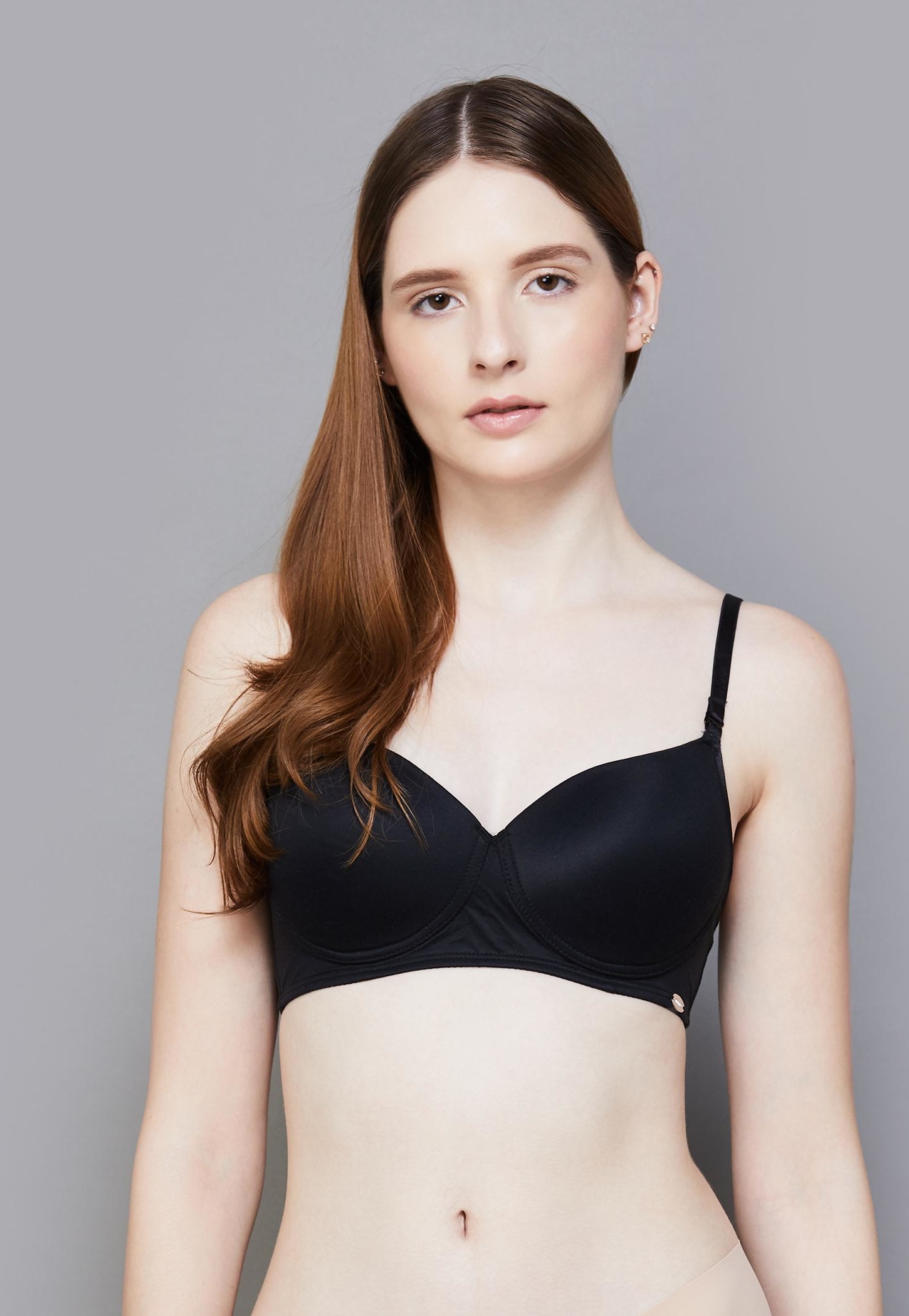 ENAMOR Solid Padded Non-Wired Everyday Bra-picture-23