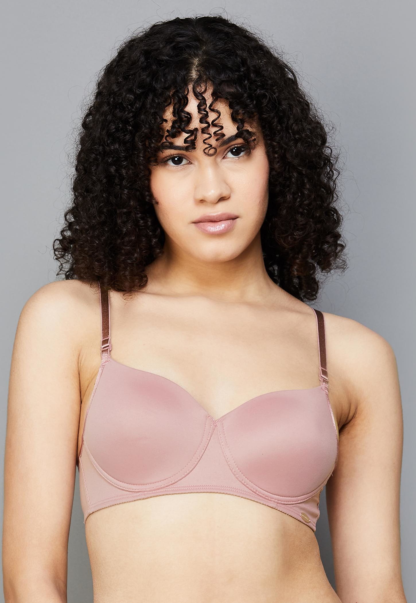 ENAMOR Solid Padded Non-Wired Everyday Bra-picture-51