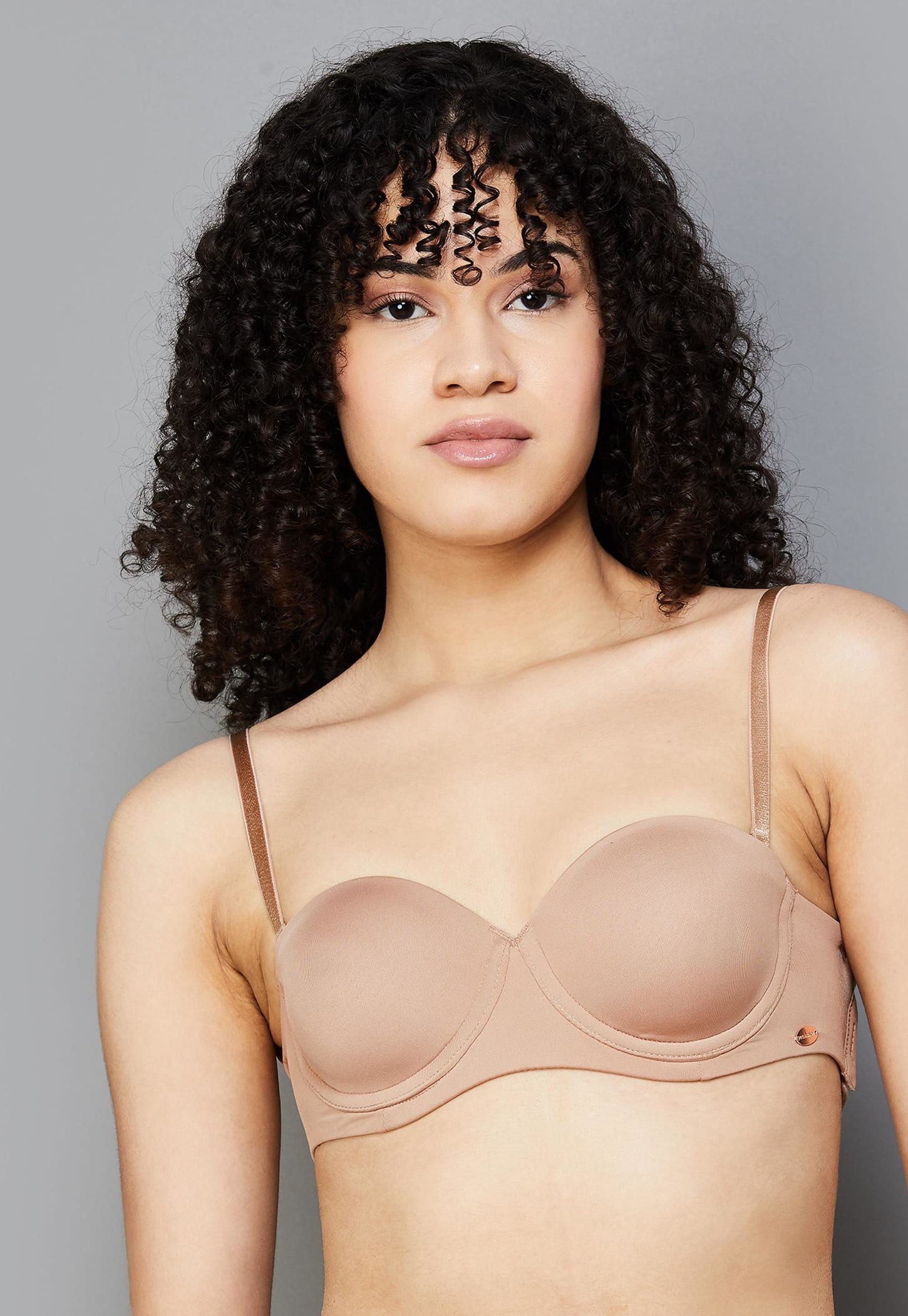 ENAMOR Solid Padded Wired Balconette Bra-picture-55
