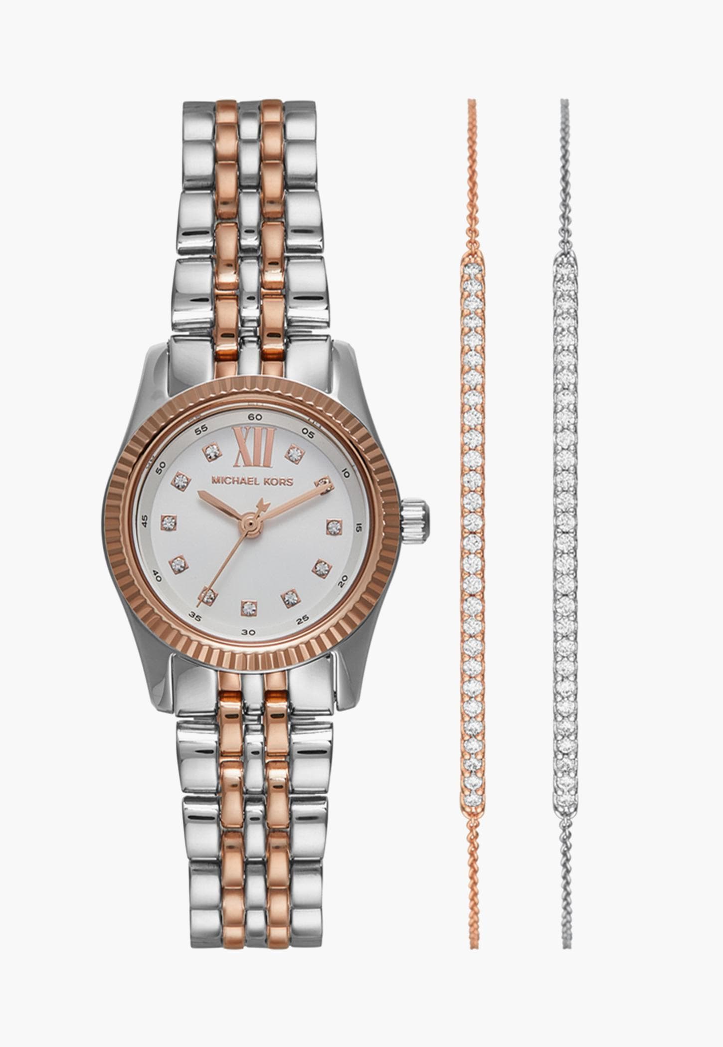 MICHAEL KORS Lexington Women Two Tone Watch Set - MK4817SET-picture-9