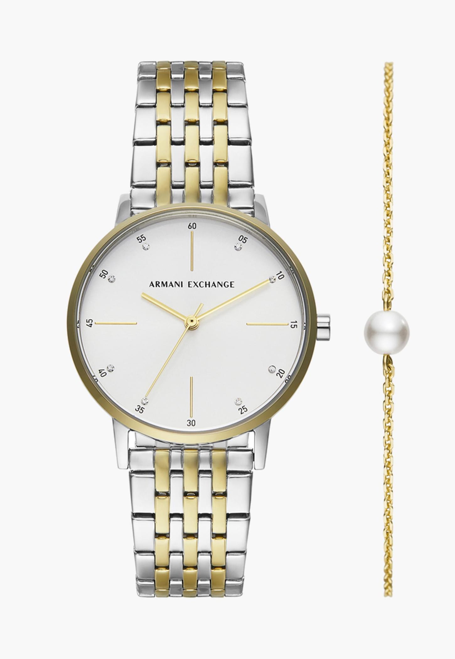 ARMANI EXCHANGE Women Embellished Analog Watch with Bracelet - AX7156SET-picture-29