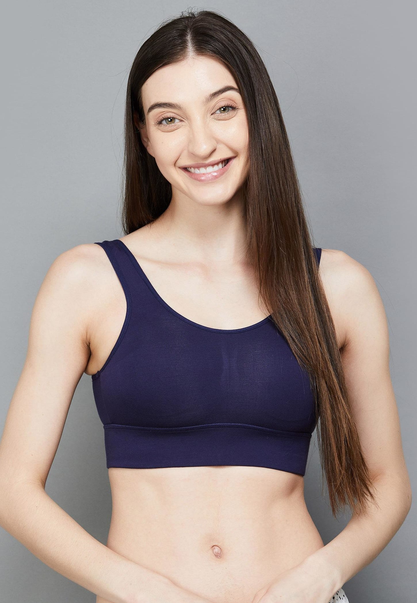 JOCKEY Solid Non-Wired Sports Bra-image-47