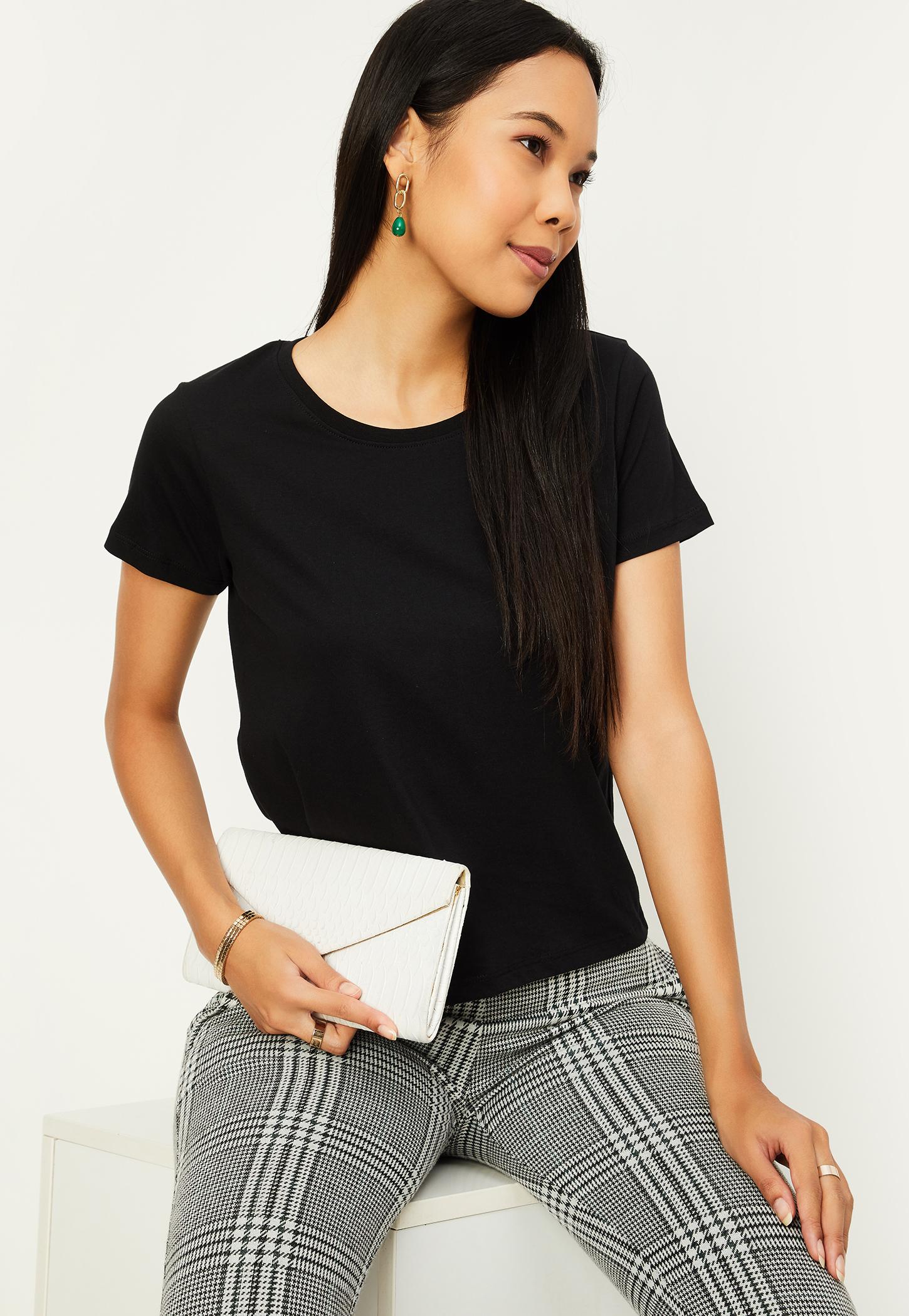 Women Solid T-shirt-picture-27