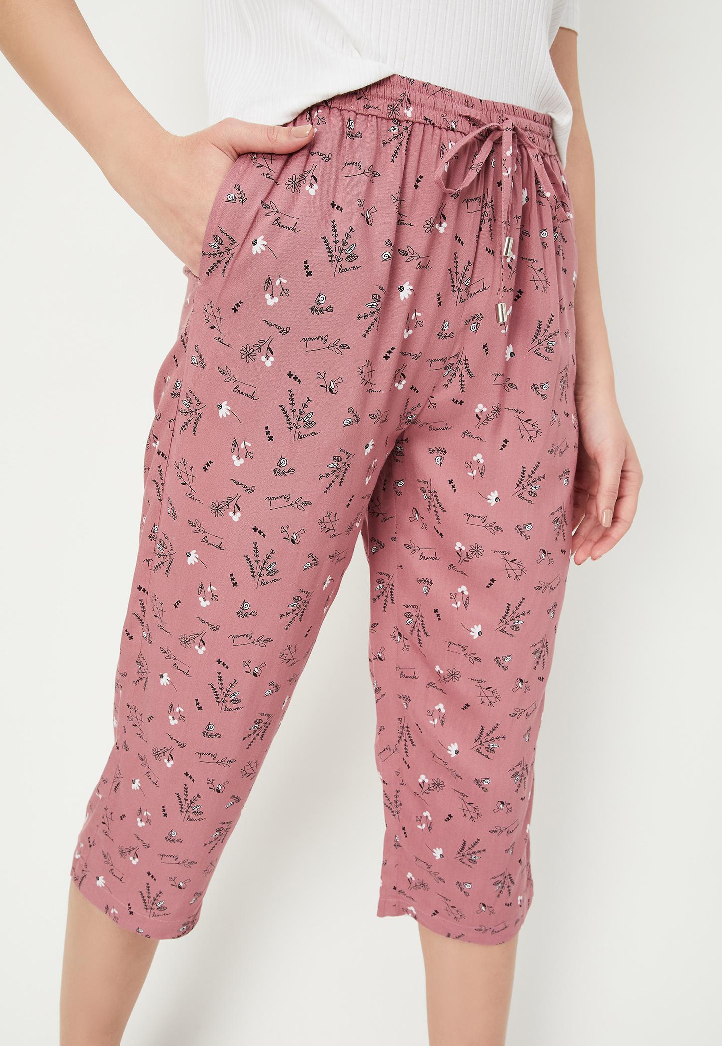 Women Floral Printed Capris-image-11