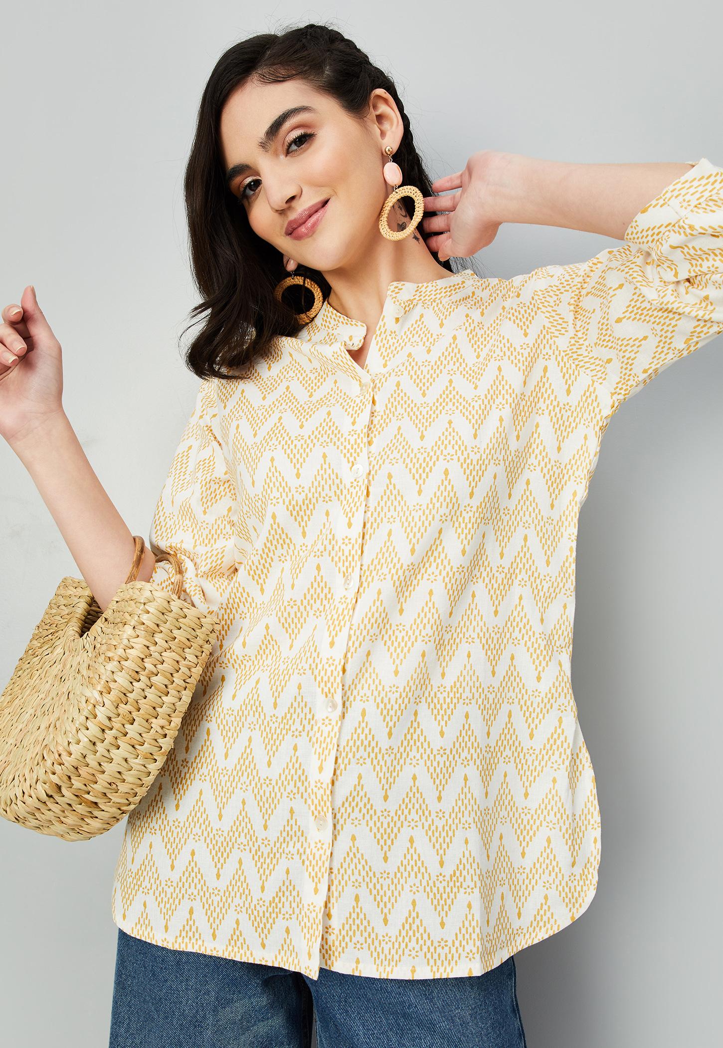Women Printed Short Kurti-image-9
